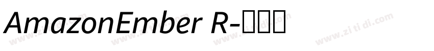 AmazonEmber R字体转换